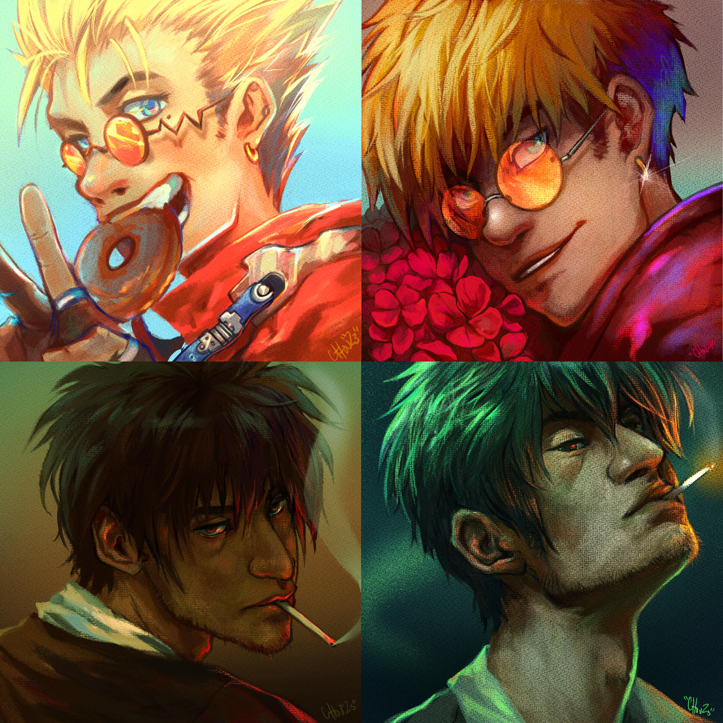 Trigun Icon Designs
