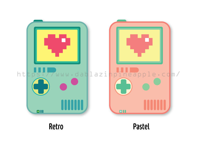 Mini Handhelds game sticker